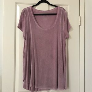 American Eagle Purple Short Sleeve Top